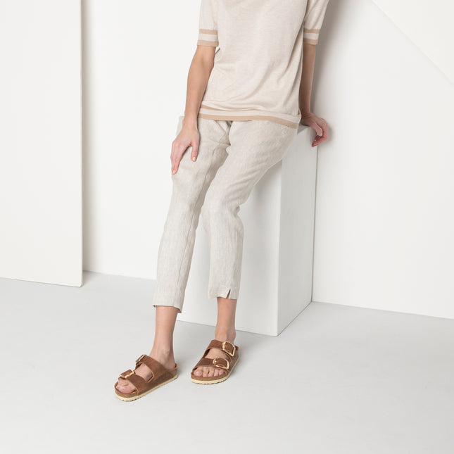 BIRKENSTOCK ARIZONA BIG BUCKLE OILED LEATHER WOMEN SANDALS