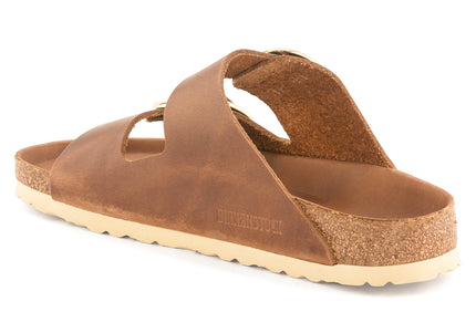 BIRKENSTOCK ARIZONA BIG BUCKLE OILED LEATHER WOMEN SANDALS