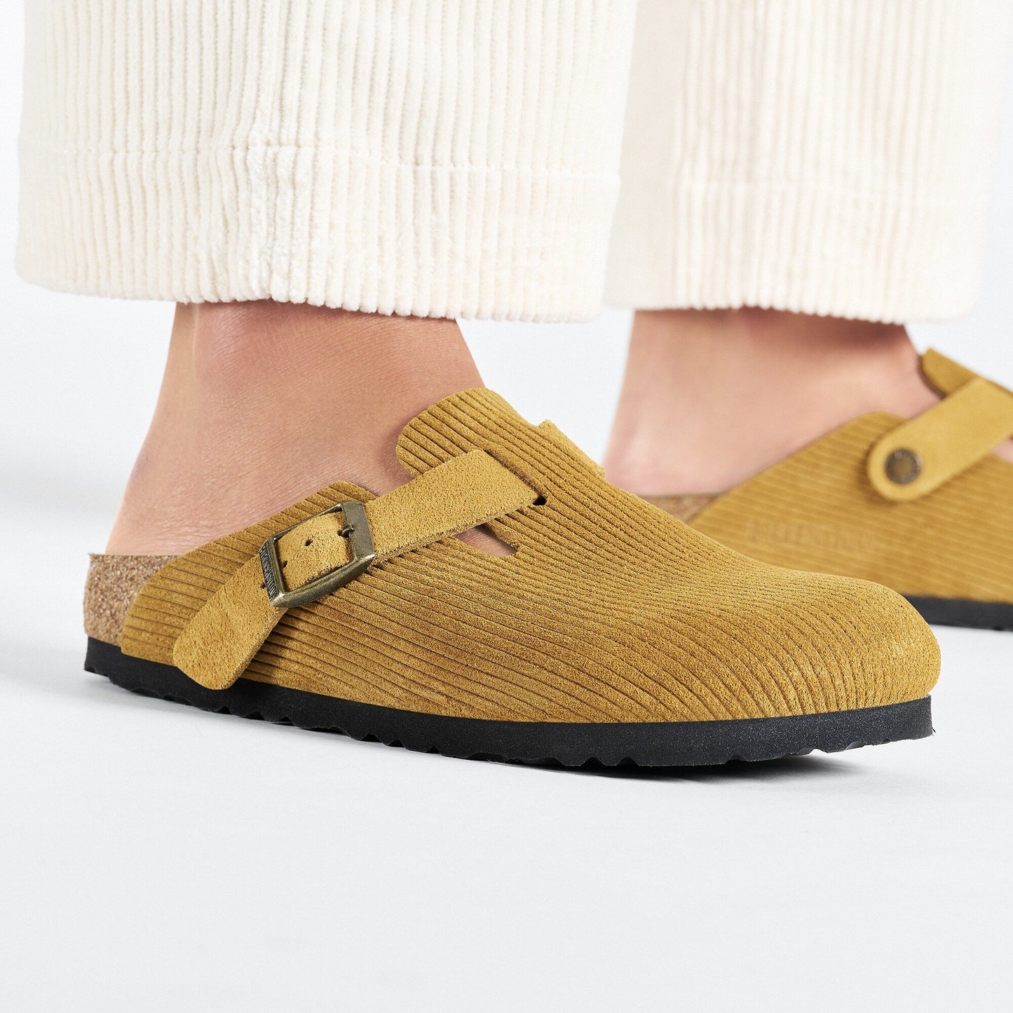 BIRKENSTOCK BOSTON SUEDE EMBOSSED