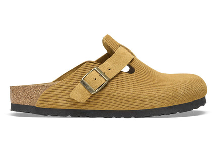 BIRKENSTOCK BOSTON SUEDE EMBOSSED WOMEN CLOGS