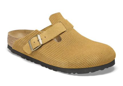 BIRKENSTOCK BOSTON SUEDE EMBOSSED WOMEN CLOGS