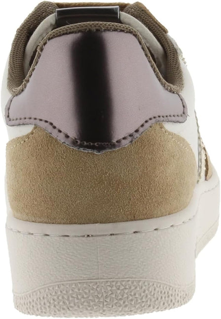 VICTORIA MADRID METAL & SPLIT LEATHER WOMEN SNEAKERS