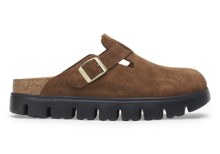 BIRKENSTOCK BOSTON CHUNKY SUEDE LEATHER WOMEN CLOGS
