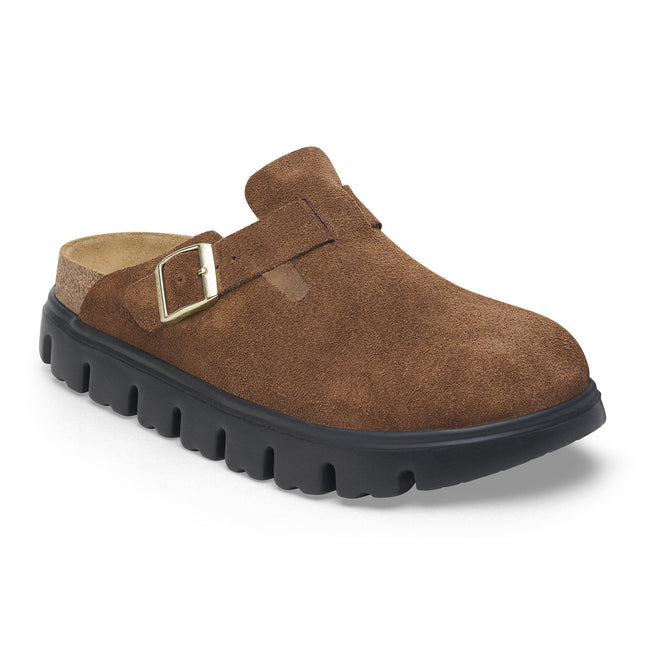 BIRKENSTOCK BOSTON CHUNKY SUEDE LEATHER WOMEN CLOGS