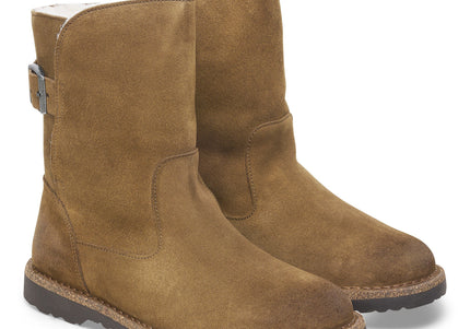 BIRKENSTOCK UPPSALA SHEARLING SUEDE LEATHER WOMEN BOOTS