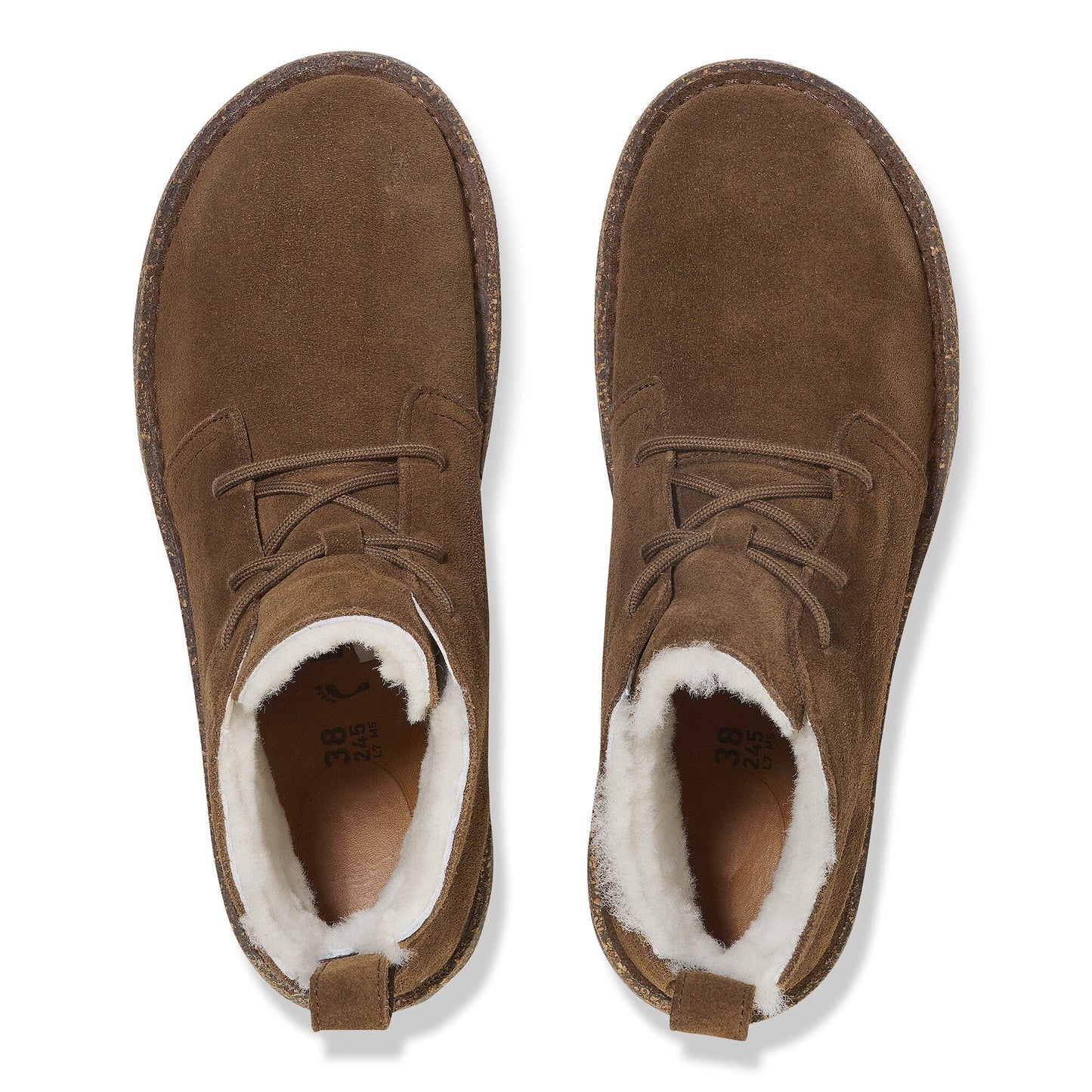 BIRKENSTOCK Uppsala Mid Shearling Suede Leather