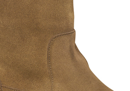 BIRKENSTOCK UPPSALA SHEARLING SUEDE LEATHER WOMEN BOOTS