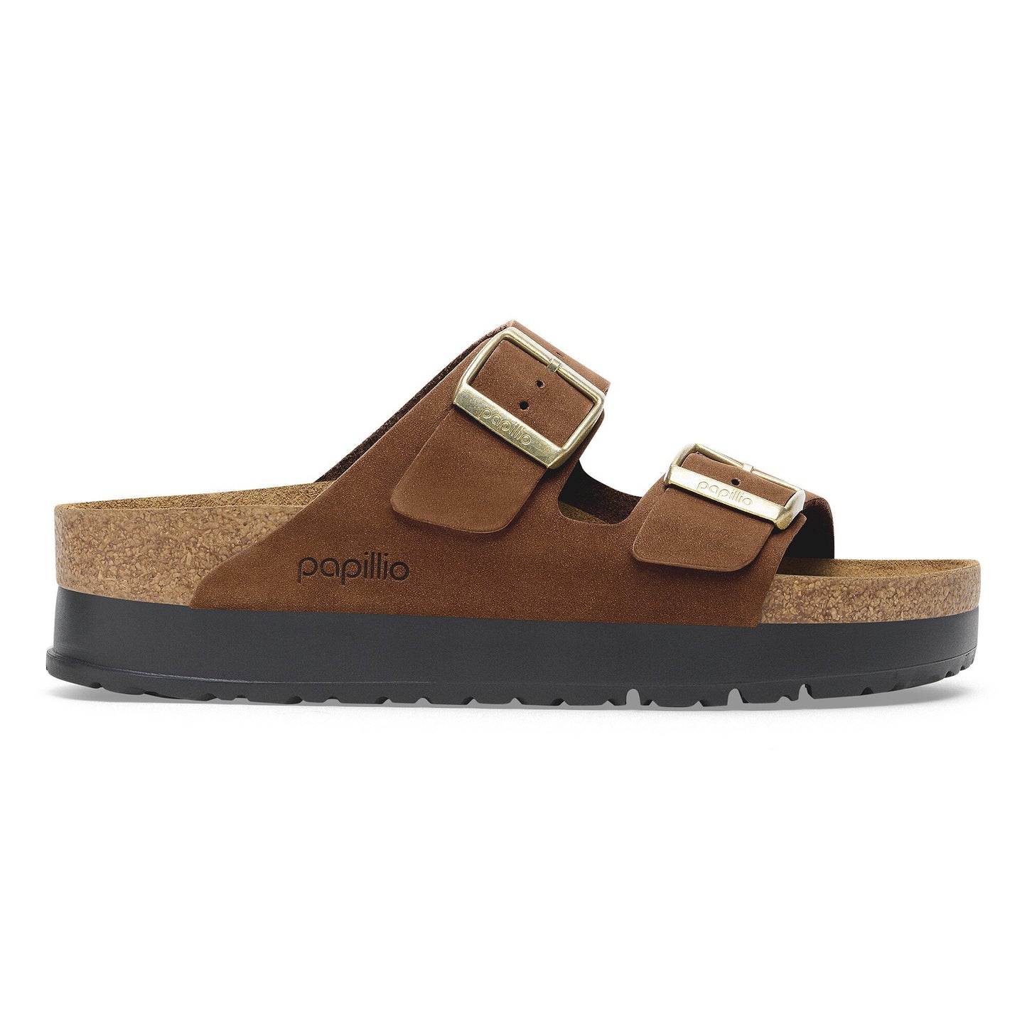 BIRKENSTOCK ARIZONA FLEX PLATFORM NUBUCK LEATHER