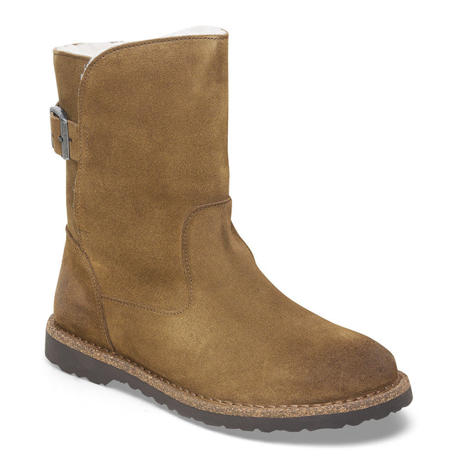 BIRKENSTOCK UPPSALA SHEARLING SUEDE LEATHER WOMEN BOOTS
