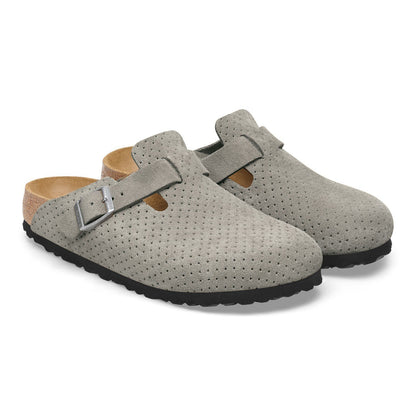 BIRKENSTOCK BOSTON SUEDE EMBOSSED