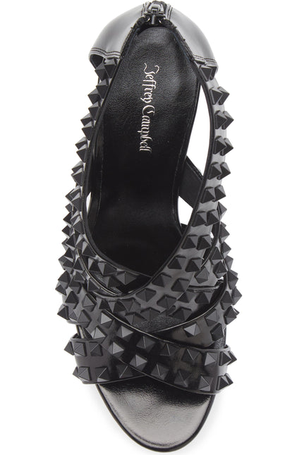JEFFREY CAMPBELL RONNY-SD Women Heels - Black Patent Combo