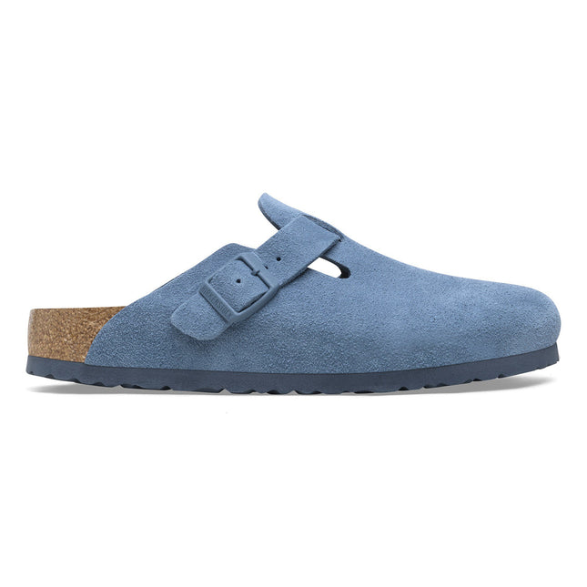 BIRKENSTOCK BOSTON SOFT FOOTBED SUEDE LEATHER WOMEN CLOGS