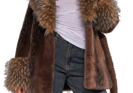 AZALEA WANG EVARA WOMEN COATS - Chocolate
