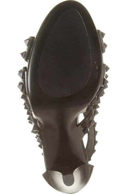 JEFFREY CAMPBELL RONNY-SD Women Heels - Black Patent Combo