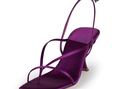 JEFFREY CAMPBELL FLUXX Women Heels - Purple Satin