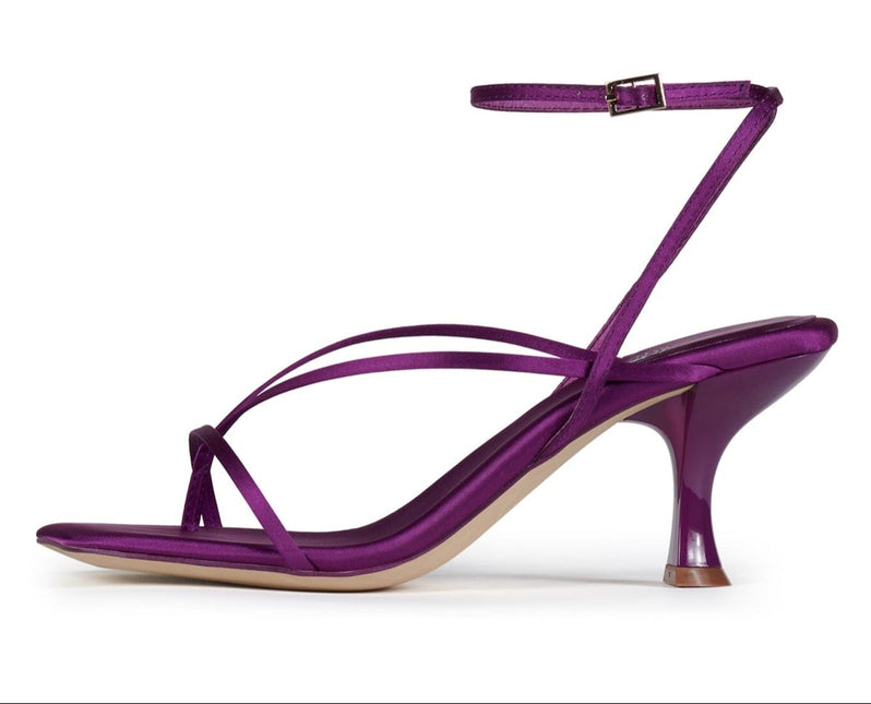 JEFFREY CAMPBELL FLUXX Women Heels - Purple Satin