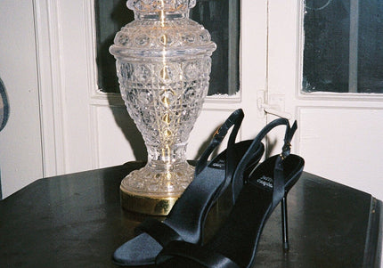 JEFFREY CAMPBELL GO-GETTER WOMEN HEELS Black Satin