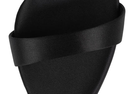 JEFFREY CAMPBELL GO-GETTER WOMEN HEELS Black Satin