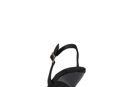 JEFFREY CAMPBELL GO-GETTER WOMEN HEELS Black Satin