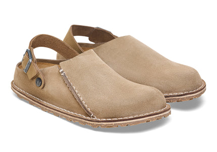 BIRKENSTOCK LUTRY PREMIUM SUEDE SUEDE LEATHER UNISEX CLOGS