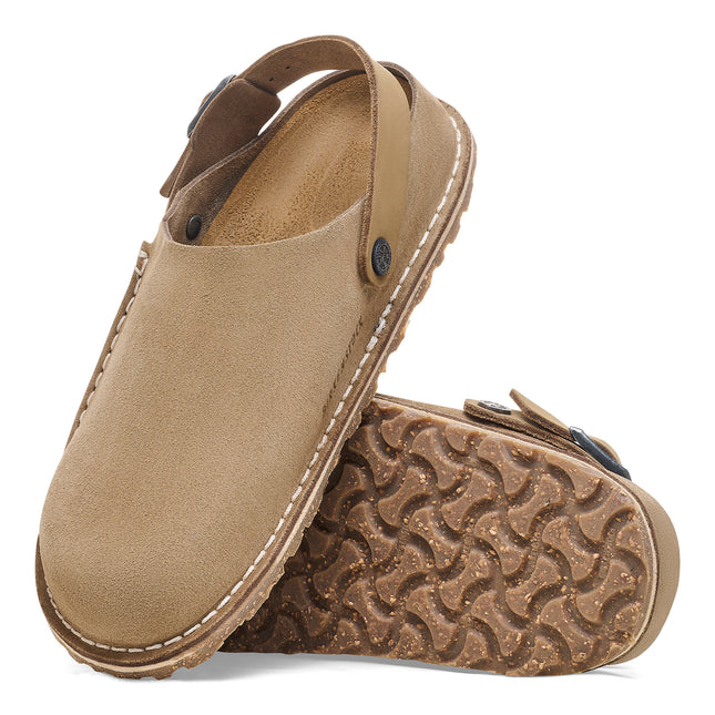 BIRKENSTOCK LUTRY PREMIUM SUEDE SUEDE LEATHER UNISEX CLOGS