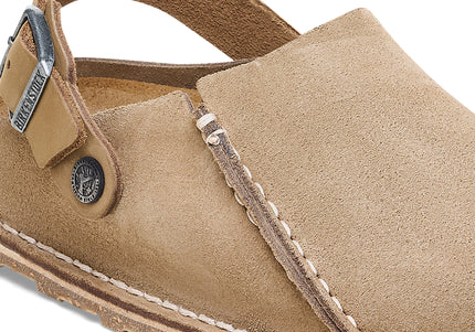 BIRKENSTOCK LUTRY PREMIUM SUEDE SUEDE LEATHER UNISEX CLOGS