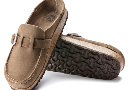 BIRKENSTOCK BUCKLEY SUEDE LEATHER WOMEN CLOGS