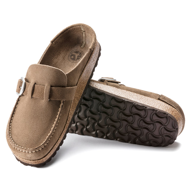 BIRKENSTOCK BUCKLEY SUEDE LEATHER WOMEN CLOGS