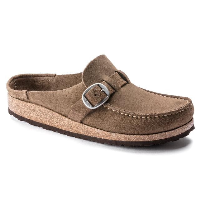 BIRKENSTOCK BUCKLEY SUEDE LEATHER WOMEN CLOGS