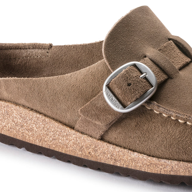 BIRKENSTOCK BUCKLEY SUEDE LEATHER WOMEN CLOGS