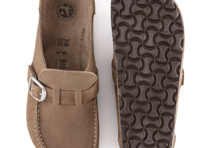 BIRKENSTOCK BUCKLEY SUEDE LEATHER WOMEN CLOGS