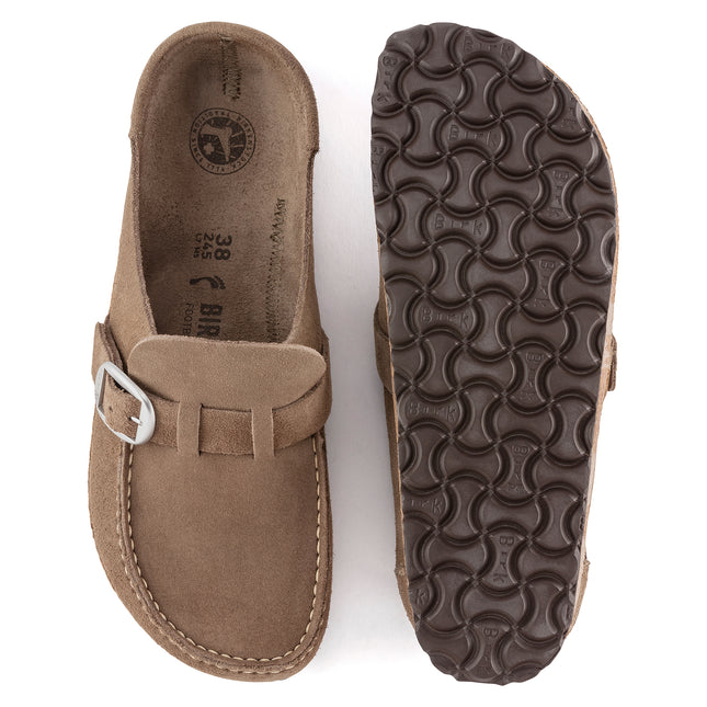 BIRKENSTOCK BUCKLEY SUEDE LEATHER WOMEN CLOGS