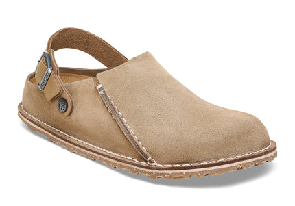 BIRKENSTOCK LUTRY PREMIUM SUEDE SUEDE LEATHER UNISEX CLOGS