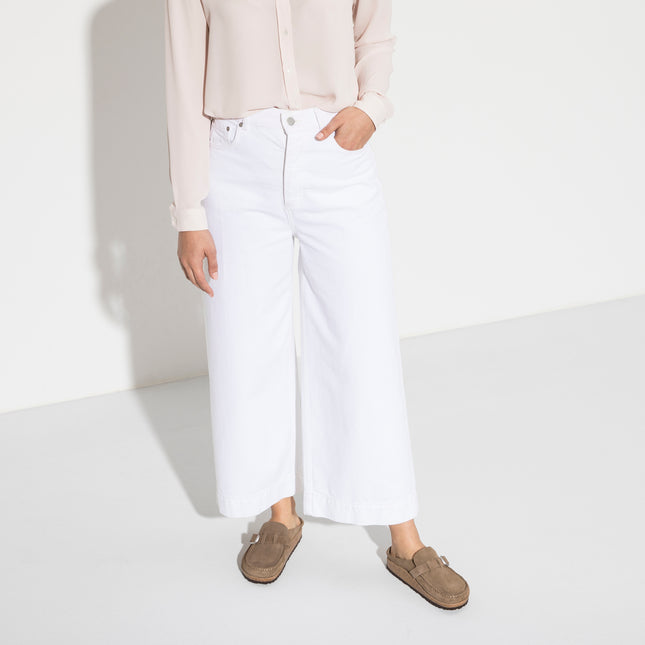 BIRKENSTOCK BUCKLEY SUEDE LEATHER WOMEN CLOGS