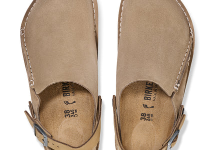 BIRKENSTOCK LUTRY PREMIUM SUEDE SUEDE LEATHER UNISEX CLOGS