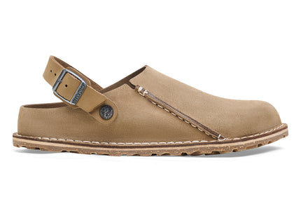 BIRKENSTOCK LUTRY PREMIUM SUEDE SUEDE LEATHER UNISEX CLOGS