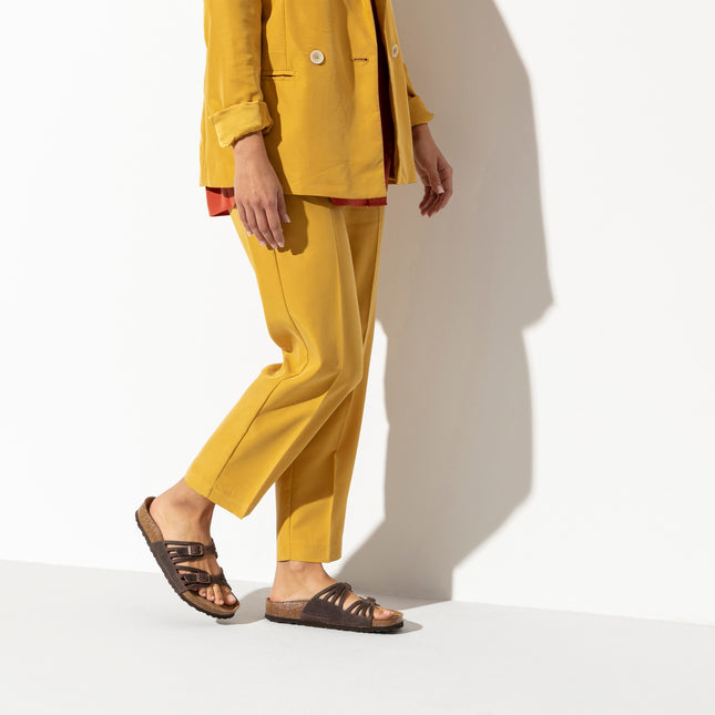 BIRKENSTOCK GRANADA SOFT FOOTBED OILED LEATHER WOMEN SANDALS