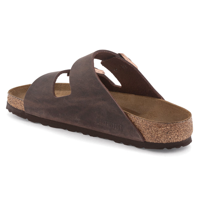 BIRKENSTOCK ARIZONA OILED LEATHER UNISEX SANDALS