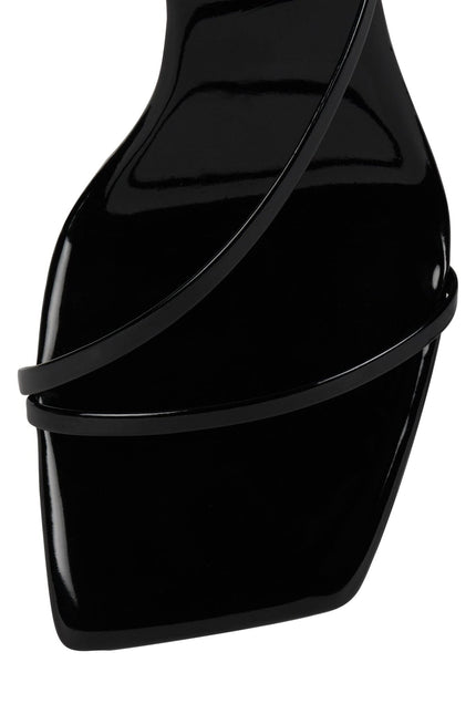 JEFFREY CAMPBELL HIGHLIGHT Women Sandals - Black Patent