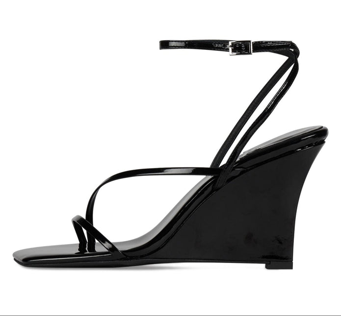 JEFFREY CAMPBELL HIGHLIGHT Women Sandals - Black Patent