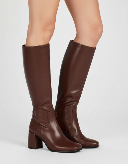 JEFFREY CAMPBELL HOTLAVA-K3 WOMEN BOOTS - Coffee