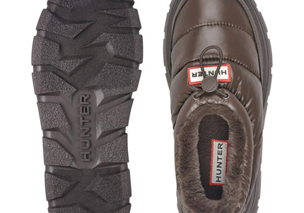 HUNTER MADI WOMEN MULES - Dark Brown