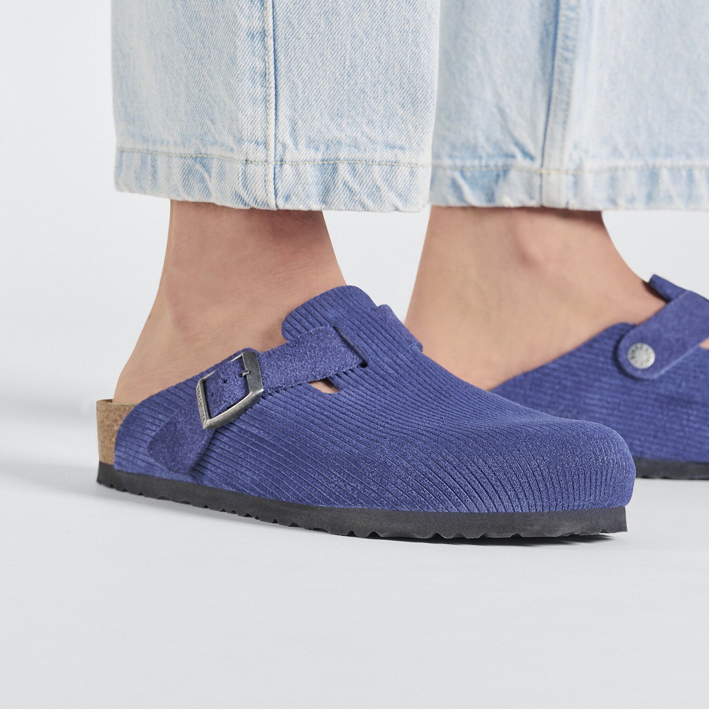 BIRKENSTOCK BOSTON SUEDE EMBOSSED