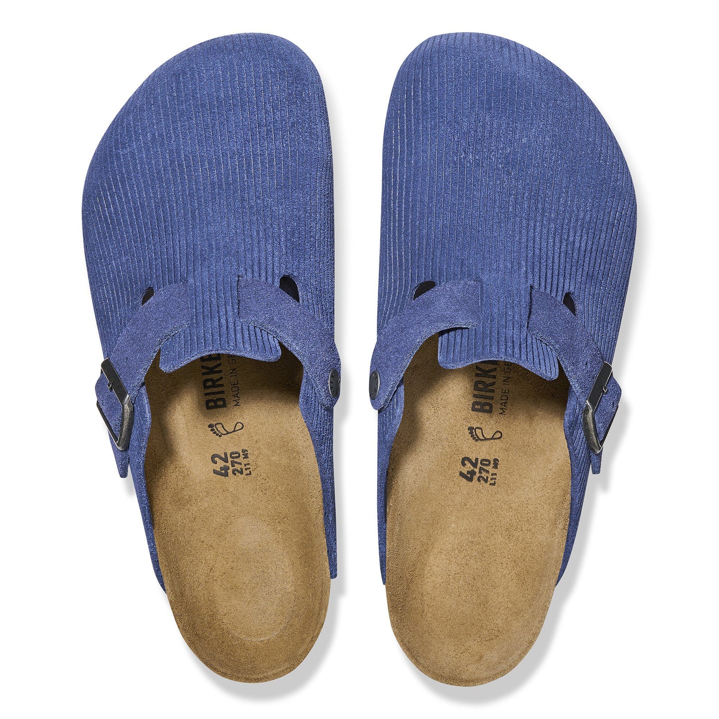 BIRKENSTOCK BOSTON SUEDE EMBOSSED