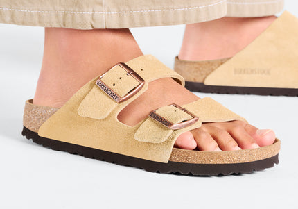 BIRKENSTOCK ARIZONA SUEDE LEATHER WOMEN SANDALS