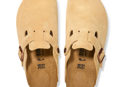 BIRKENSTOCK BIRKENSTOCK BOSTON SUEDE LEATHER WOMEN CLOGS