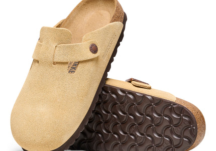 BIRKENSTOCK BIRKENSTOCK BOSTON SUEDE LEATHER WOMEN CLOGS