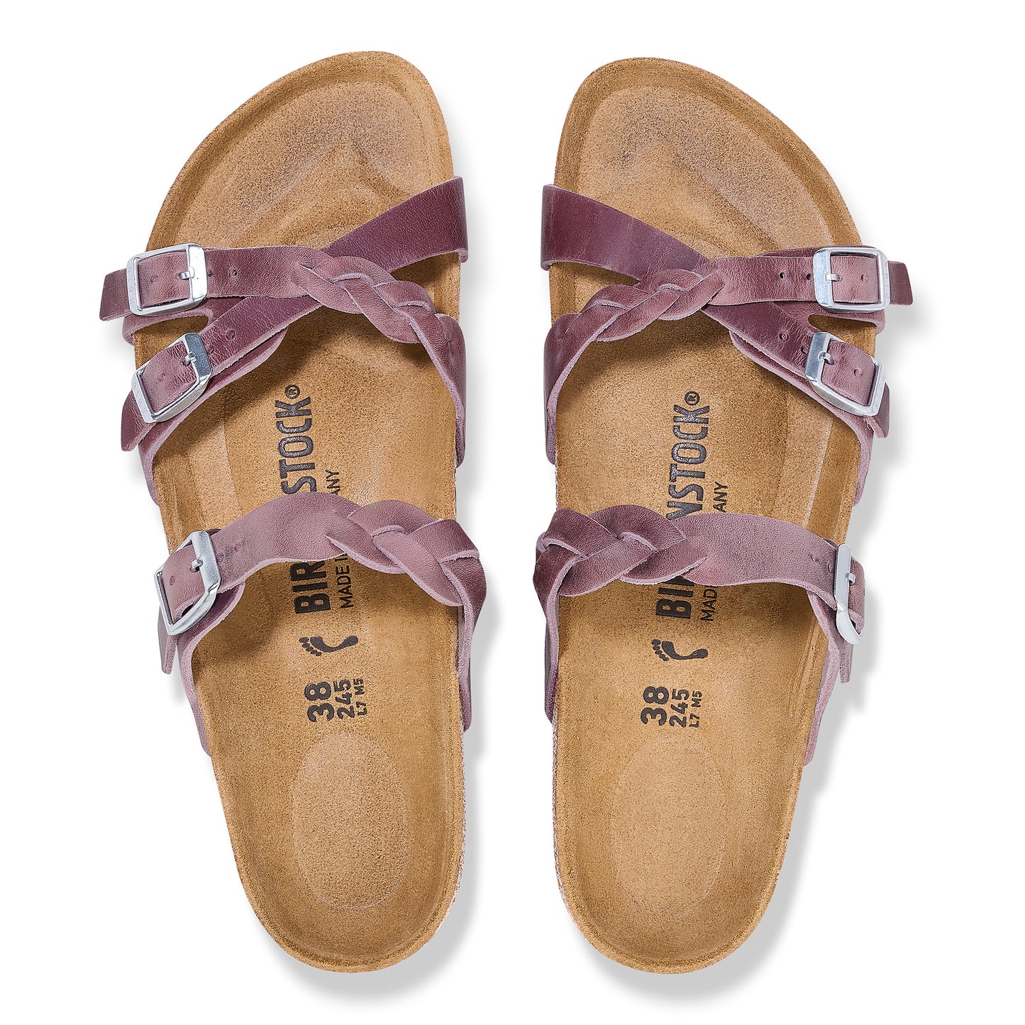 BIRKENSTOCK Franca Braid Oiled Leather