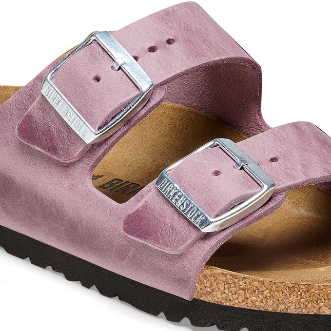 BIRKENSTOCK ARIZONA OILED LEATHER WOMEN SANDALS