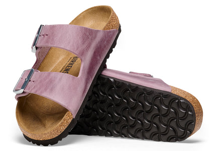 BIRKENSTOCK ARIZONA OILED LEATHER WOMEN SANDALS